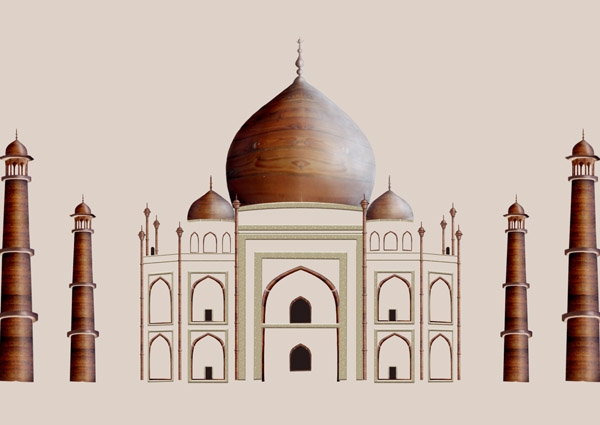 Creation of Taj Mahal: Step 11